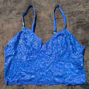Elegant Moments Royal Blue Lace Bralette